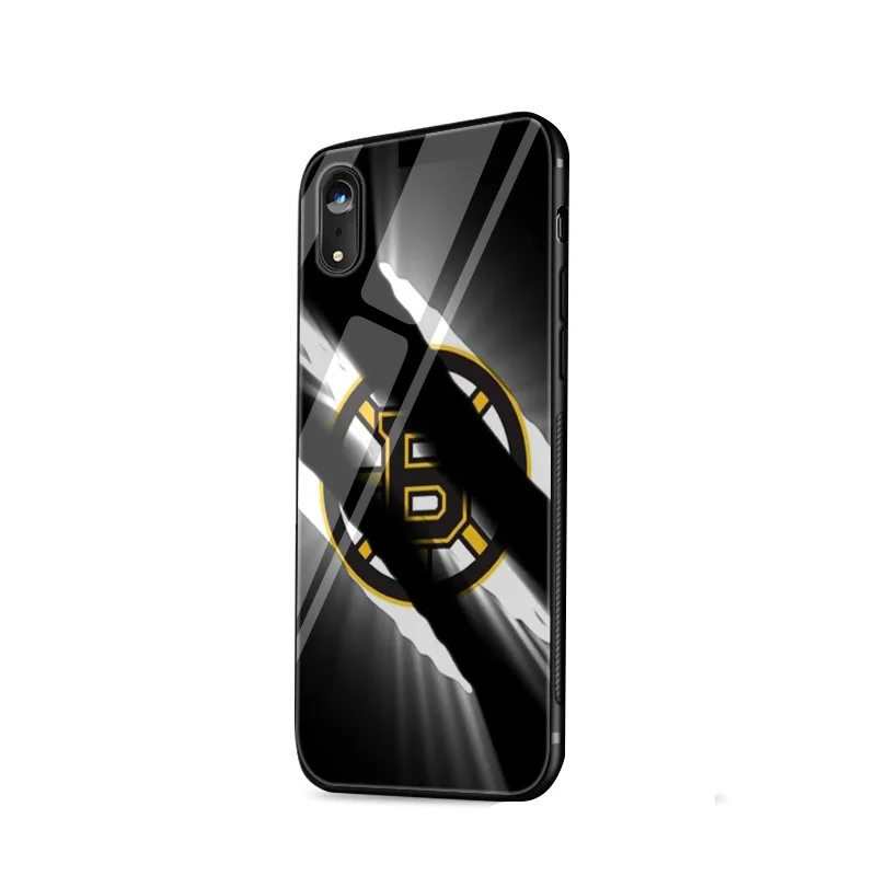 G9 Бостонский Брюинс хоккейный чехол для iPhone 5 5S SE 6 6s 7 8 Plus XR X XS Max защитное стекло - Цвет: G9