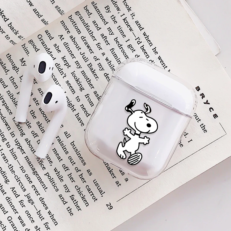Беспроводной чехол для наушников с Bluetooth для Apple Airpods, прозрачный жесткий чехол из поликарбоната для Apple Air pods, зарядная коробка для наушников