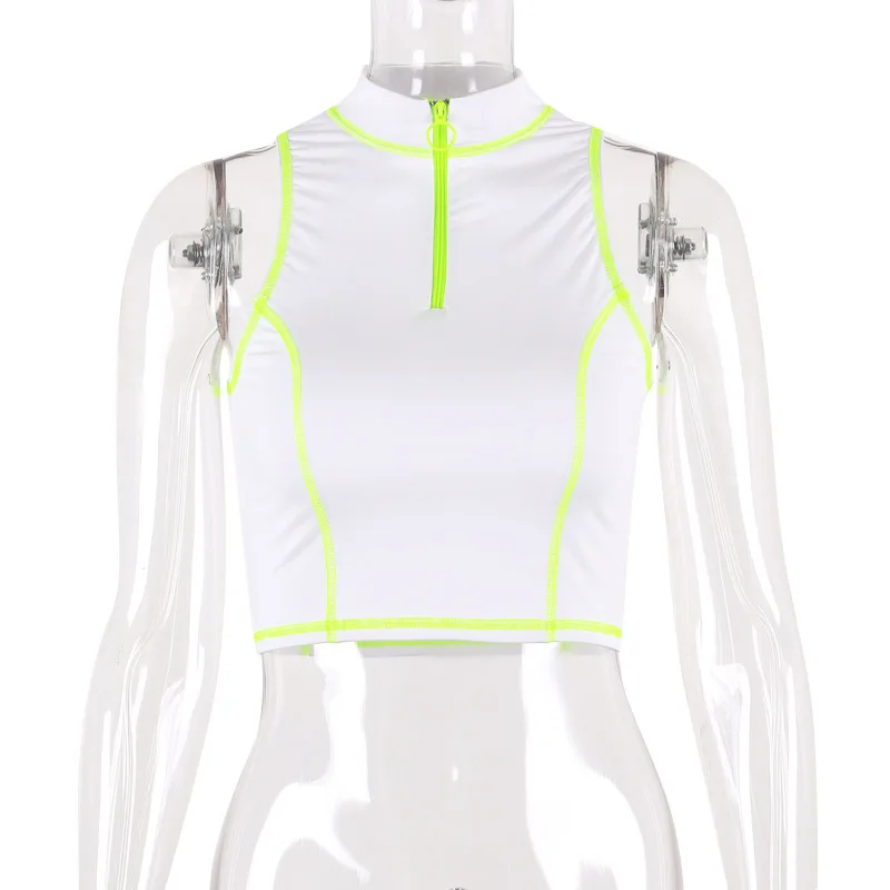 CHRLEISURE Сексуальный Топ для женщин укороченный белый топ на бретелях уличная