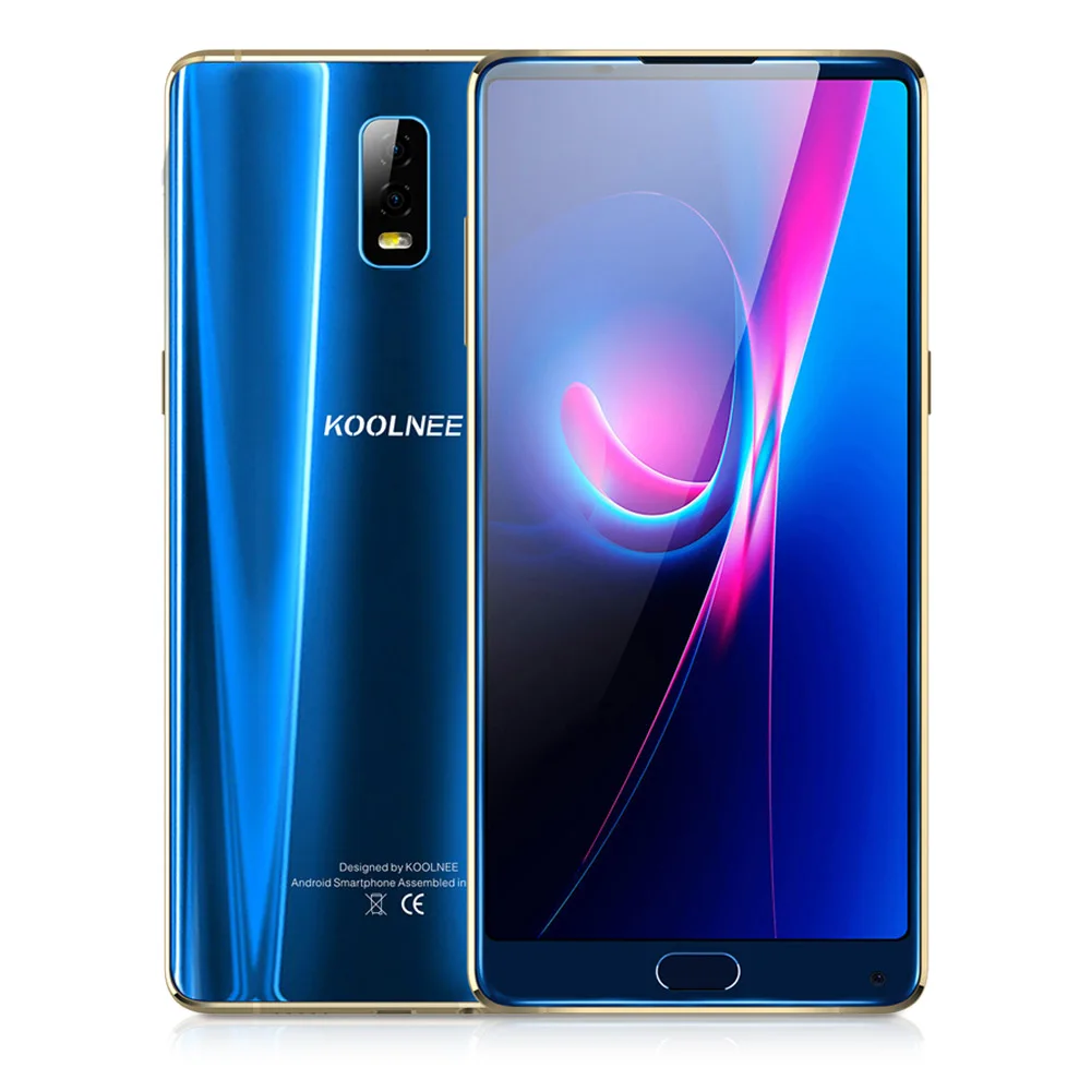 Koolnee K1 трио Face ID 6 ГБ + 128 01 ''Android 7 1 MTK6763 Octa Core 2 0 ГГц 16MP двойной сзади камеры