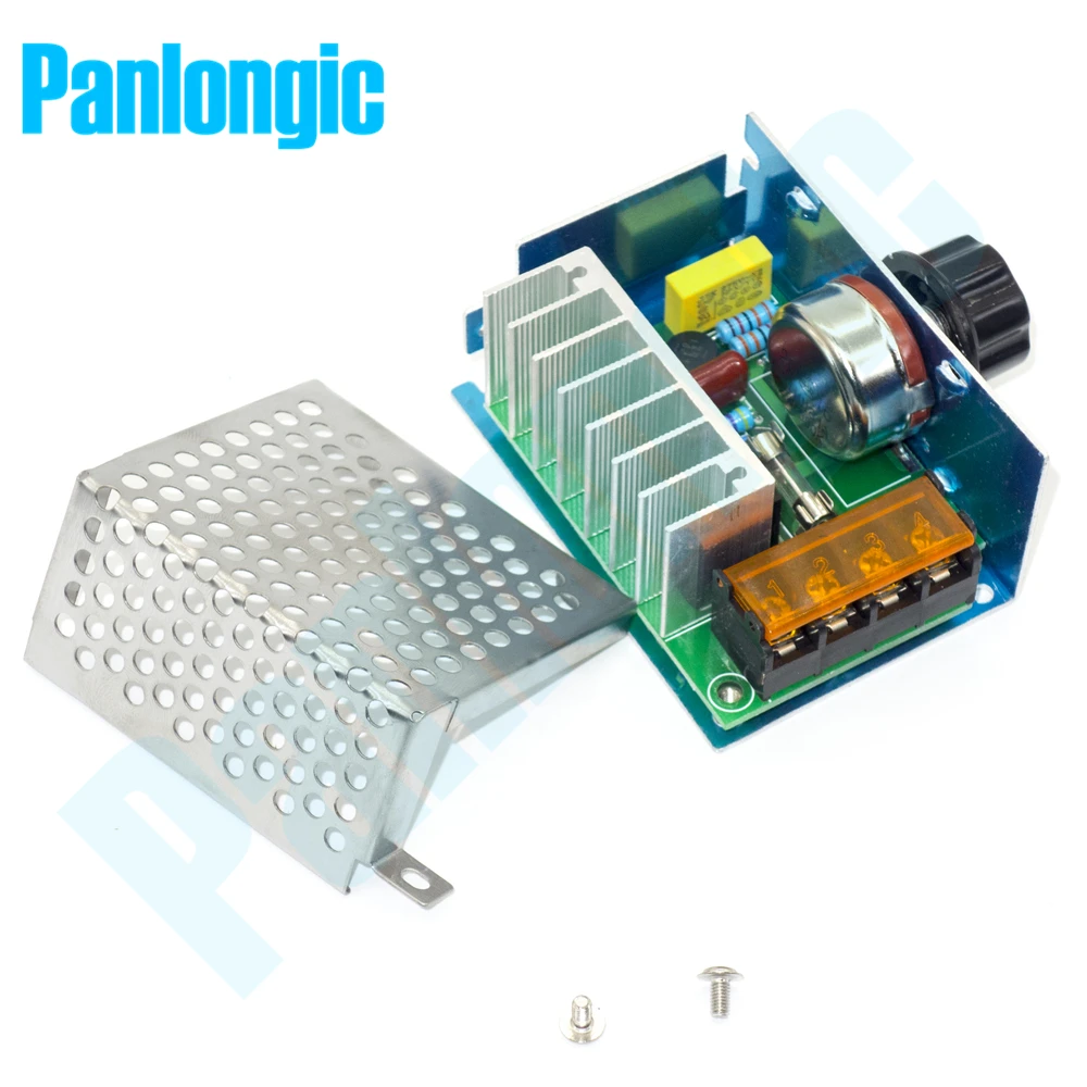 Регулятор скорости Panlongic 41A 220 В 4000 Вт регулятор напряжения SCR диммеры