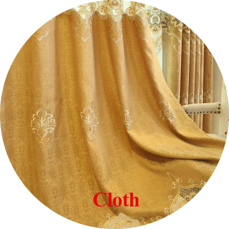 Color 2 Cloth Новые европейские вышитые занавески для гостиной, балкона, спальни, Водорастворимая Вышивка, синель, ткань, отвесный тюль, занавески, M31-4 - Цвет: Color 2 Cloth