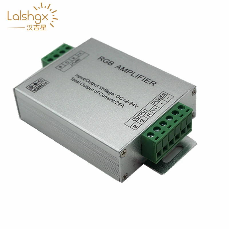 Светодиодный RGBW/rgb усилитель DC12V 24V 24A 3CH 4CH Выход RGBW/RGB светодиодный полосы Мощность