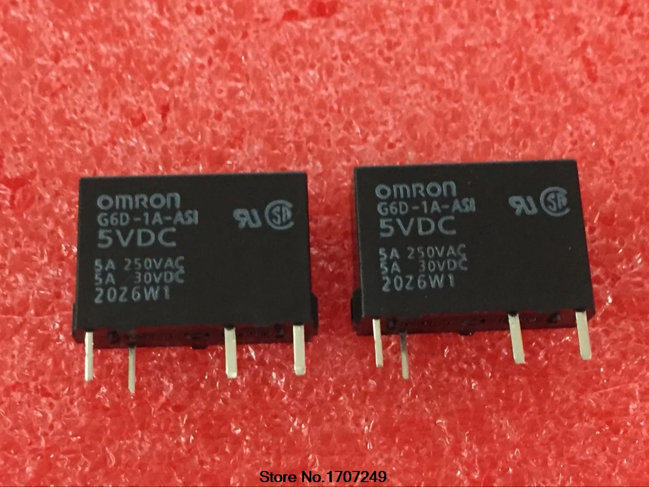 Бесплатная доставка новое оригинальное реле Omron 10 шт./лот G6D 1A ASI 5VDC DC5V 5V 5A 4Pin|omron