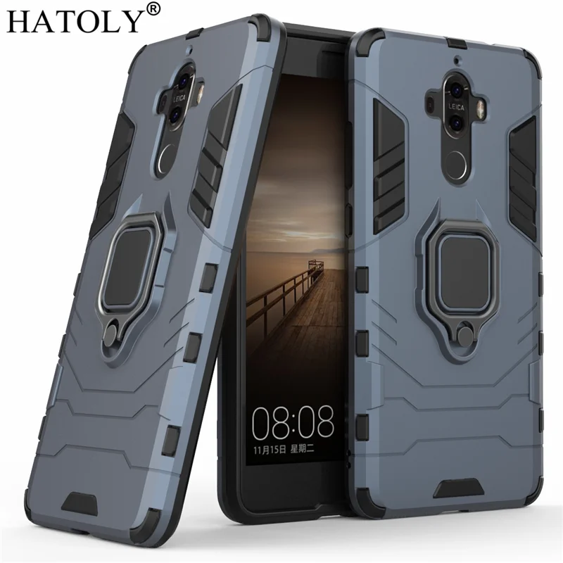 Чехол HATOLY для Huawei Mate 9 чехол с магнитным кольцом на присоске чехлы кронштейном