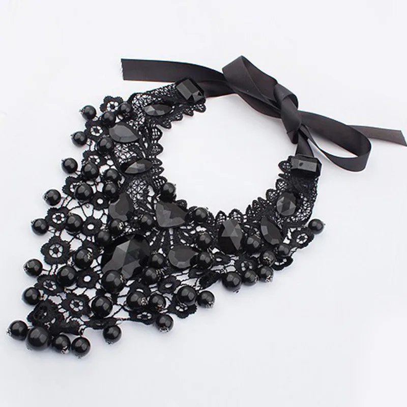 Holylove черный Bling Chocker Для женщин новое ожерелье 1 предмет независимая упаковка