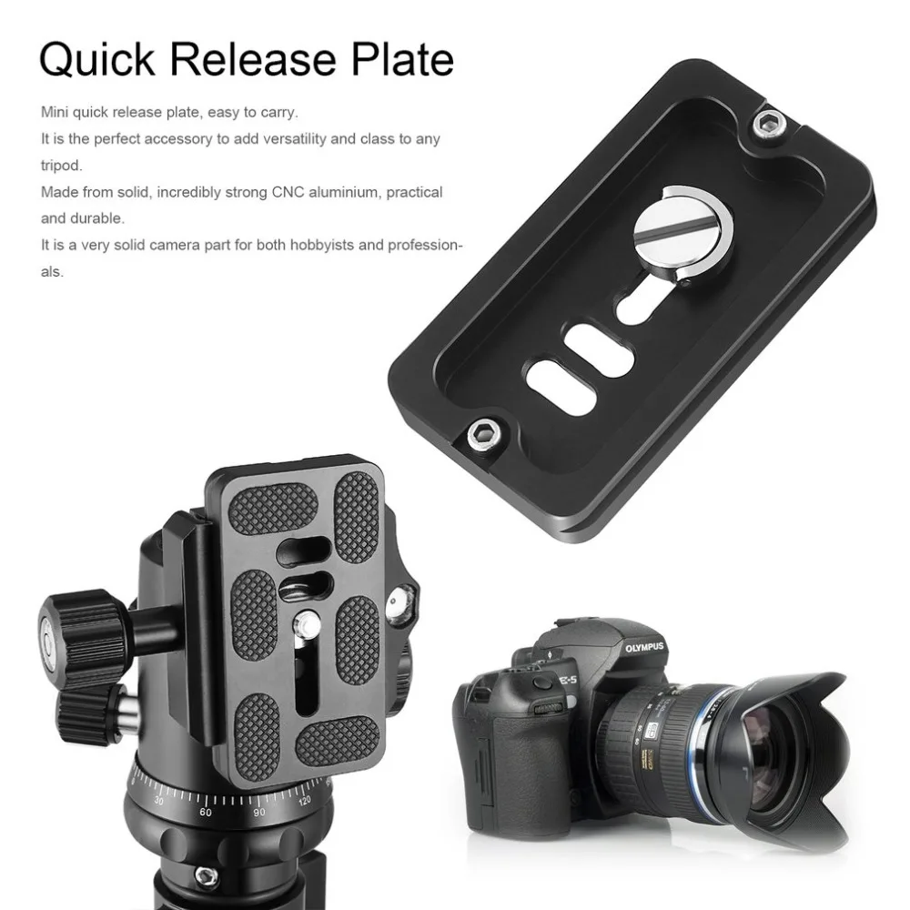 PU 70 Quick Release Plate для шаровая Головка штатива трипода из Алюминий сплава адаптер