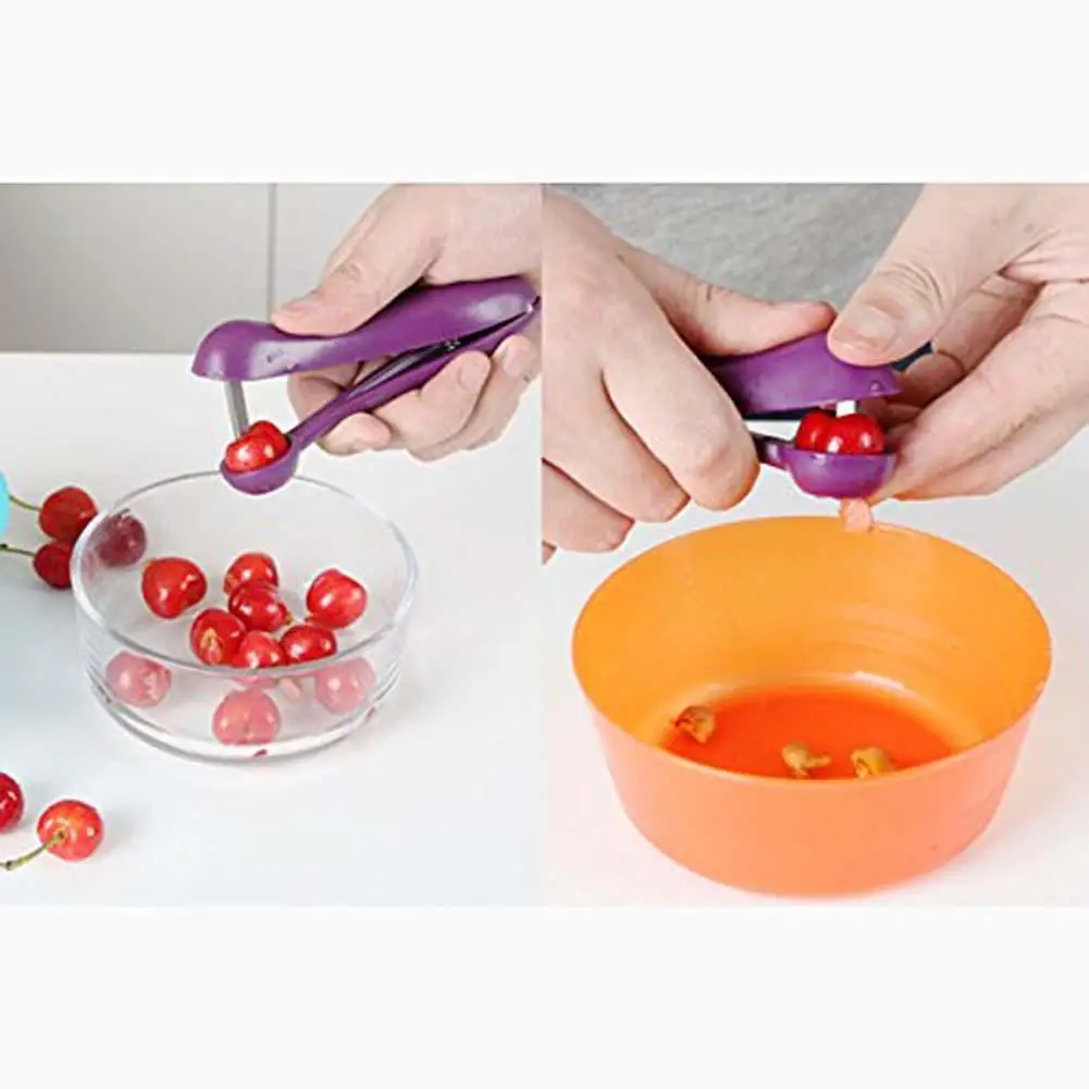 Новый список Cherry Olijf Pitter Stoner Steen Pit Zaad Remover Gemakkelijk Squeeze Grip Рождественский подарок Tool