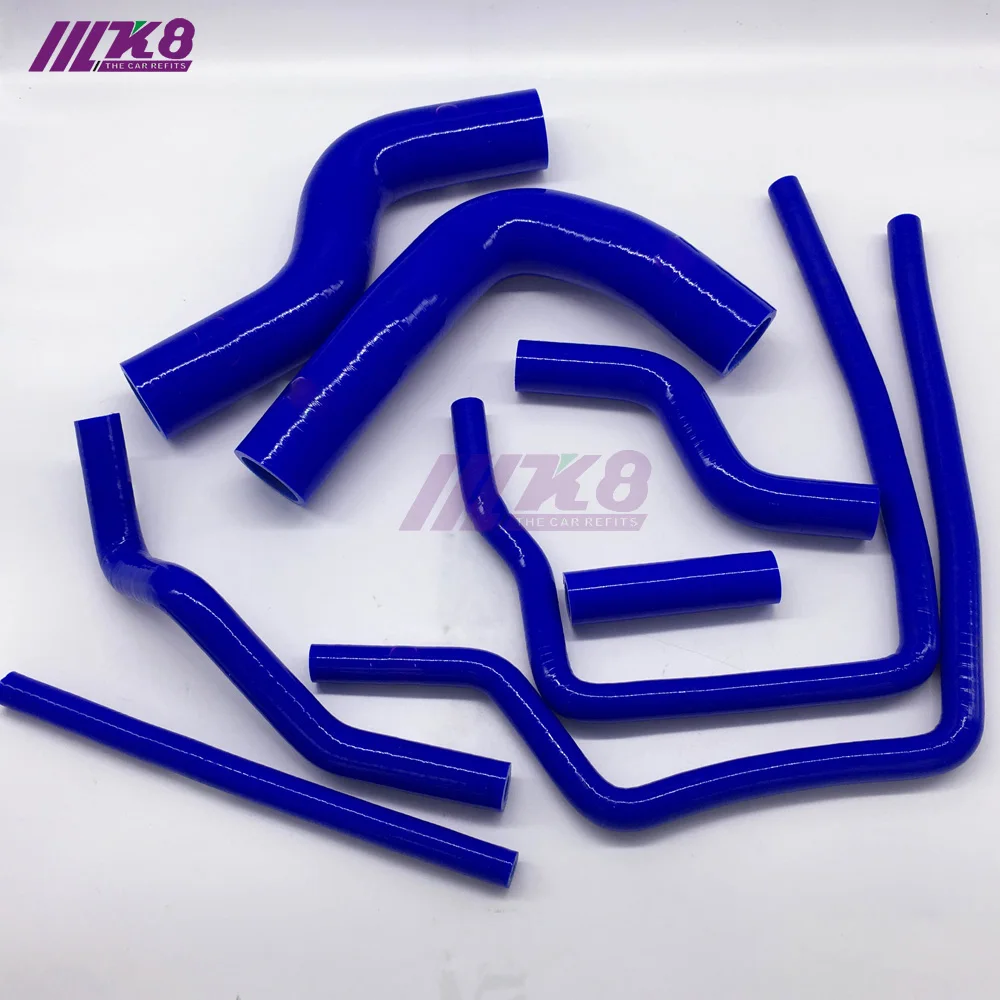 Силиконовый шланг радиатора комплект для Subaru Impreza GC8 GF8 STI EJ20 WRX 96-00 красный/синий/черный