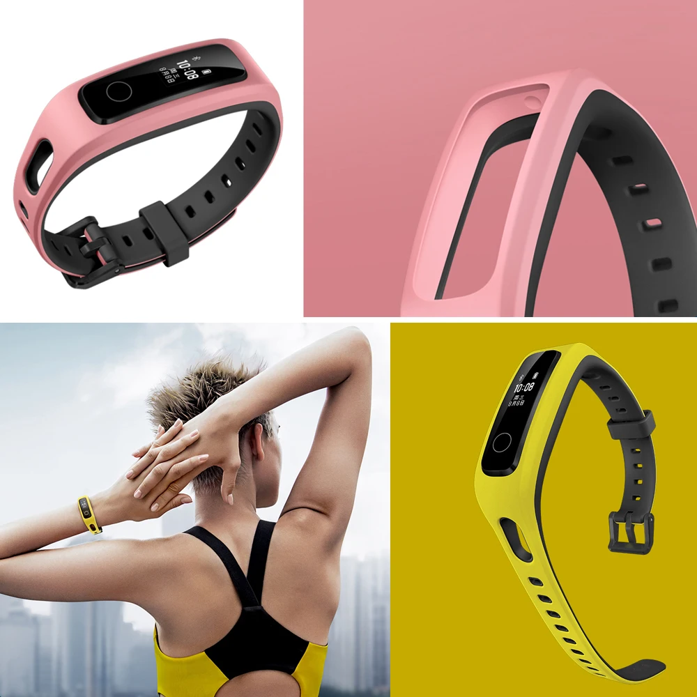 В наличии оригинальный Huawei Honor Band 4 версия для бега смарт браслет с пряжкой обуви