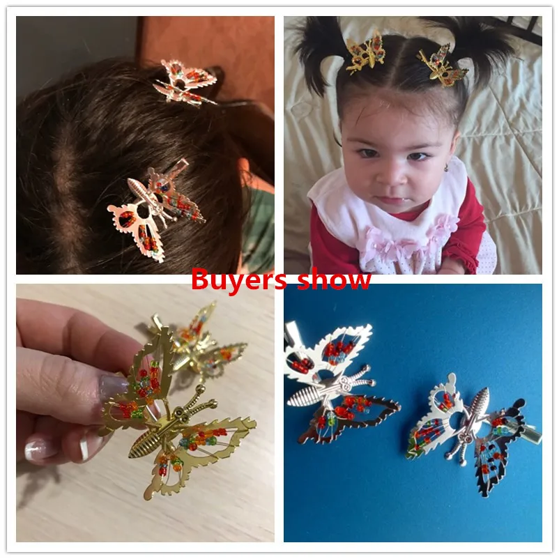 M MISM 1Pcs /2 Pcs Girls Lovely Hollow Out Bow Butterfly Hairpins Headpiece Barrettes Hair Accessories Clip For Children | Аксессуары
