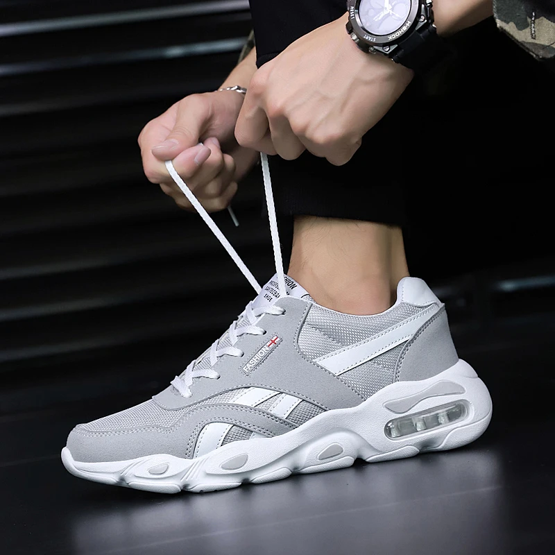 Spring White Shoes Men Casual Platform Sneakers Male Classic Comfortable Style Rubber Driving Footwear Breathable |