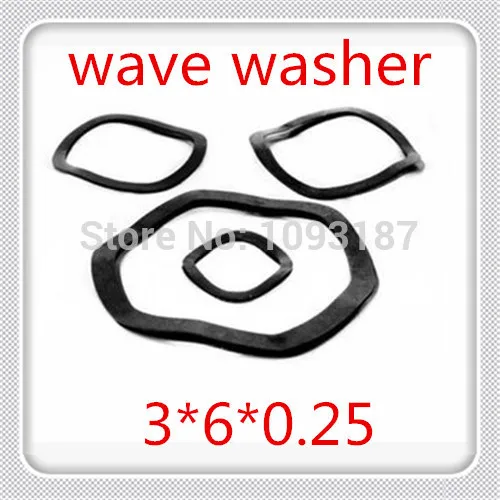 

1000pcs/lot High Quality 3mm Spring wave washer OD=6mm Thickness 0.25mm