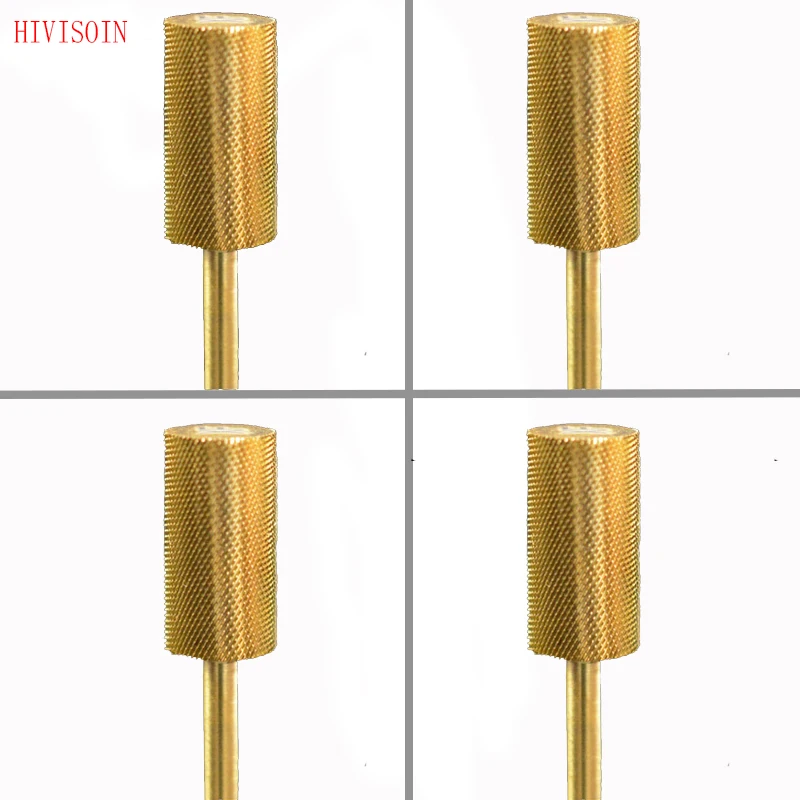 

HIVISOIN Carbide Nail Drill Bit - Large Barrel Bit - XF (Gold)
