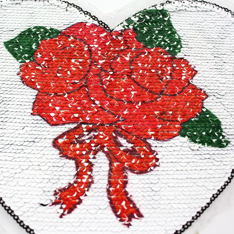 Нашивка с вышивкой из филе двухсторонние нашивки блестками и сердечком Hello kitty