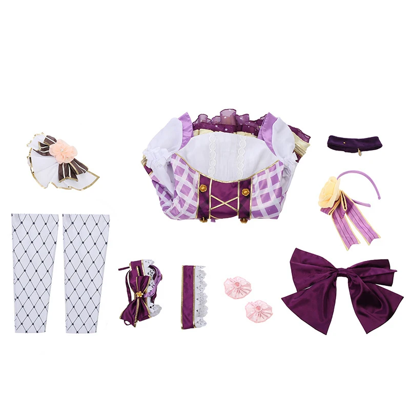 Liva girl 2018 высокое качество Love Live школьный Idol Project Tojo Nozomi цветочный букет платье