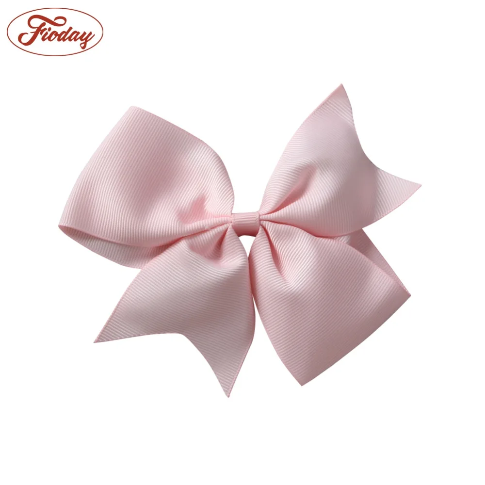 12 Pcs5 &quotGrosgrain Ленточные бантики для волос девочек бант Бутик с заколками заколка