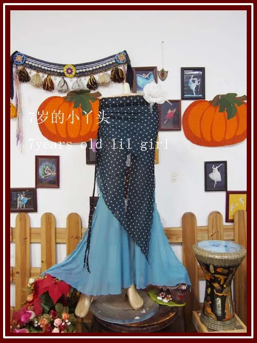 

Transparent Thin Gothic Tribal Belly Dance Over Mini Skirt BQ21-32