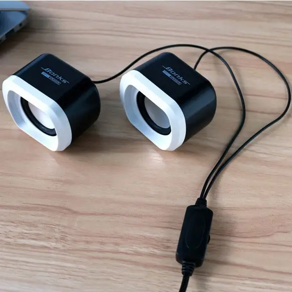Топ USB 2 0 записная книжка Проводная стерео мини компьютерная Колонка для DeskLapNotebook
