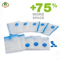 msjo vacuum bag for clothes storage bag transparent foldable extra large size compressed organizer saving space seal storage bag