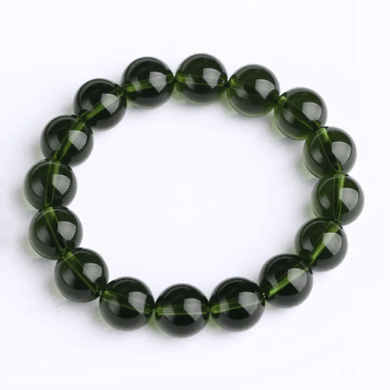 Естественный Moldavite зеленый аэролиты Чешский метеоритов с украшением в виде