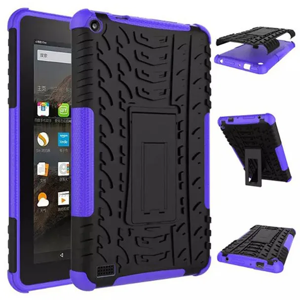 Чехол для Kindle Fire HD7 2015 резиновый противоударный Гибридный жесткий чехол