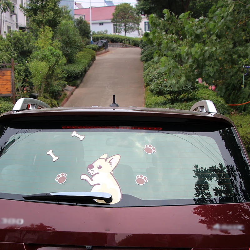 Автомобильные щетки KAWOO Стайлинг мультфильм смешные валлийские корги собака