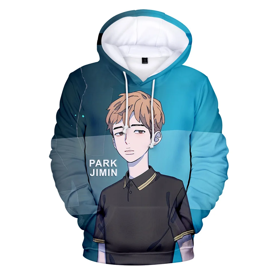 KPOP Косплей худи и толстовки для женщин Печать с капюшоном над размером d кофта