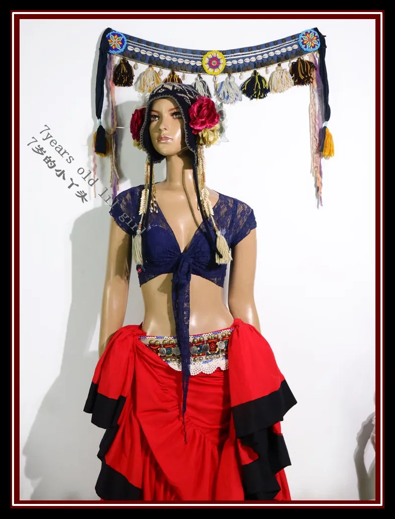 Belly Dance Top Lace Korea Short Sleeve Wrap DH123-125 | Тематическая одежда и униформа
