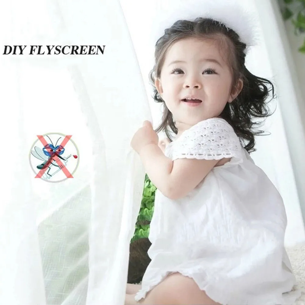 Новинка 2019 сетка занавеска для защиты от насекомых москитная окон и дверей