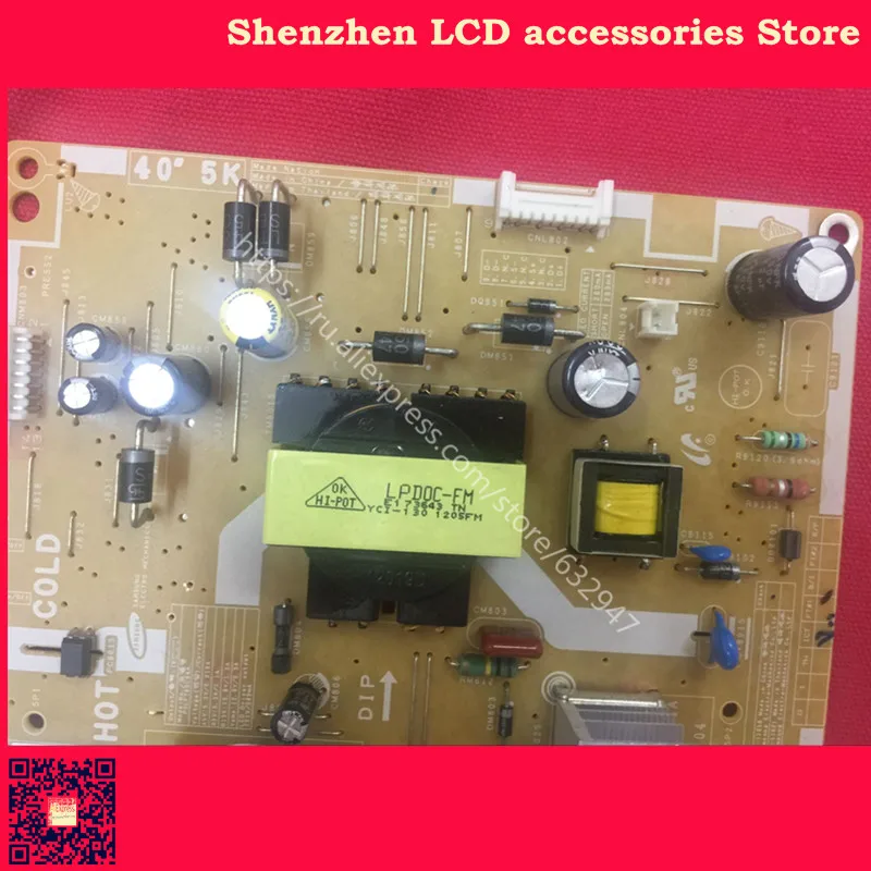 Для samsung UA40EH5003R источника питания доска PD40AVF_CSM BN44-00496A PSLF760C04A используется Гарантия