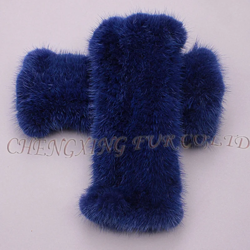 Дешевые зимние перчатки из натурального меха норки |