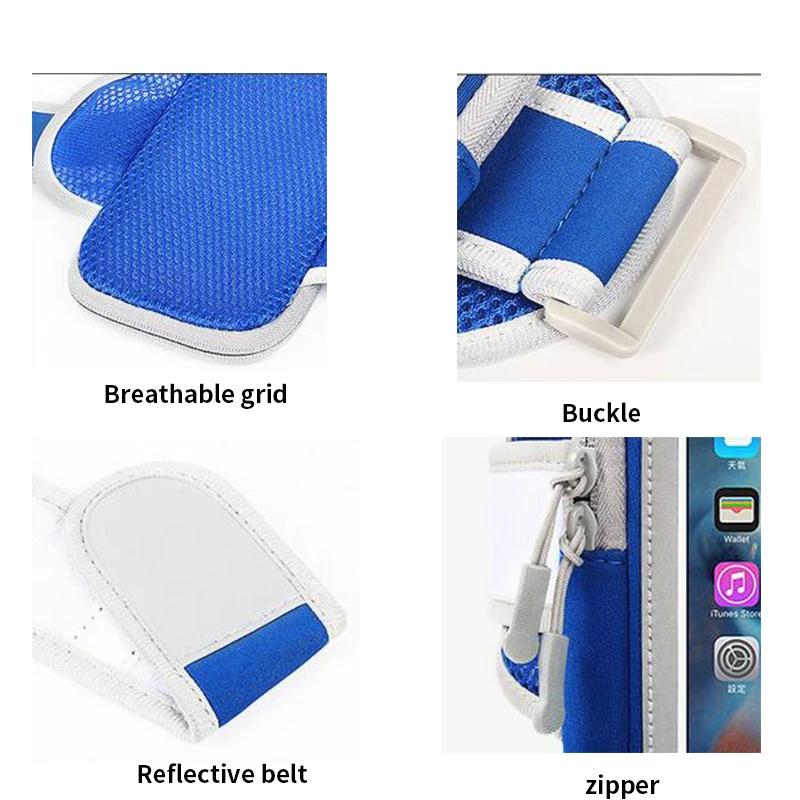 HOTR Running Sport Armband Case Arm Band Pouch Bag Full Cover Universal for iphone X 8 7 6 plus | Мобильные телефоны и
