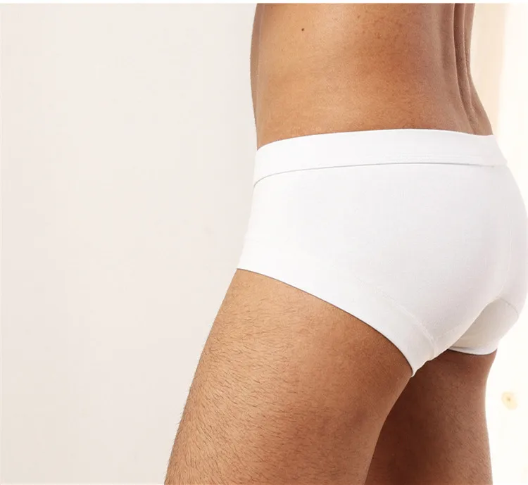 RL однотонное нижнее белье мужские эротические пикантные трусы сексуальные белые