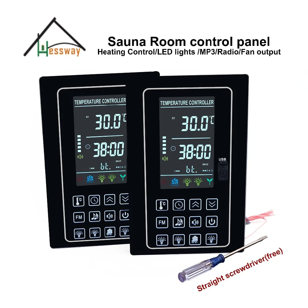 110V 220V Multi-Function Sauna Room Temperature Controller with AUX Output LED or Oxygen Bar | Инструменты