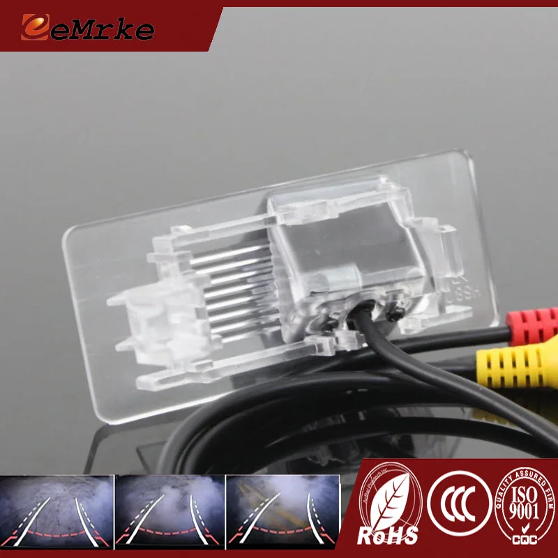 EEMRKE For Volkswagen VW Passat Altrack Touareg Touran Polo Dynamic Trajectory Parking Line Car Rearview Reversing Tracks Camera |