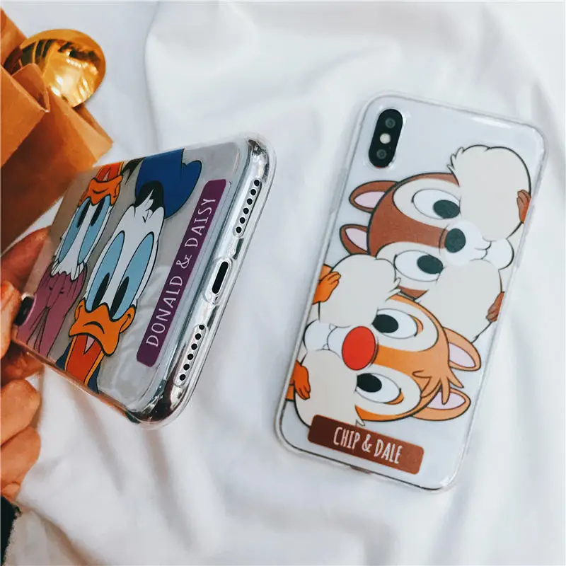 Прекрасный друг животное чехол для iPhone 7 8 плюс узор Чехлы XR XS Max 6 S пластичный из