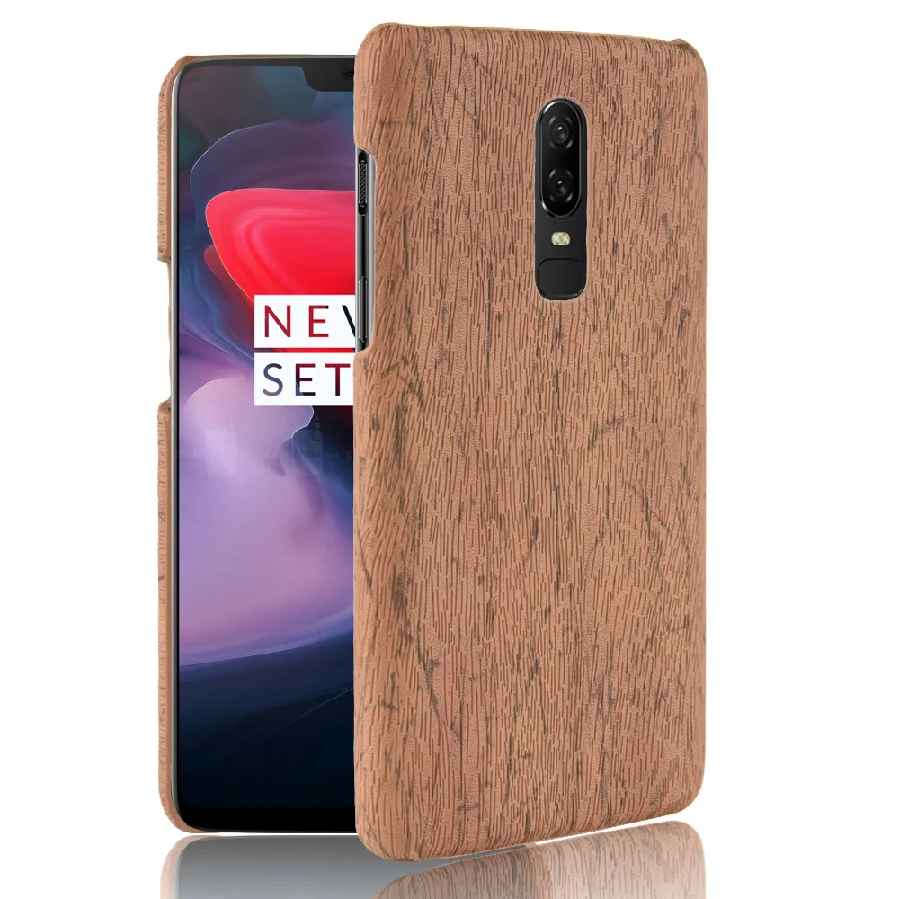 Роскошный кожаный чехол в стиле ретро Woodern для One Plus 6 1 2 3 3T 5 T с рисунком Жесткий
