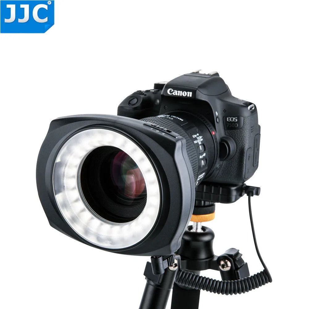 

JJC DSLR Camera Flash Video Speedlite Inside/Outside Half/Whole LED Macro Ring Light for NIKON/CANON/SONY/Olymous/Panasonic