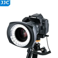 jjc dslr camera flash video speedlite insideoutside halfwhole led macro ring light for nikoncanonsonyolymouspanasonic