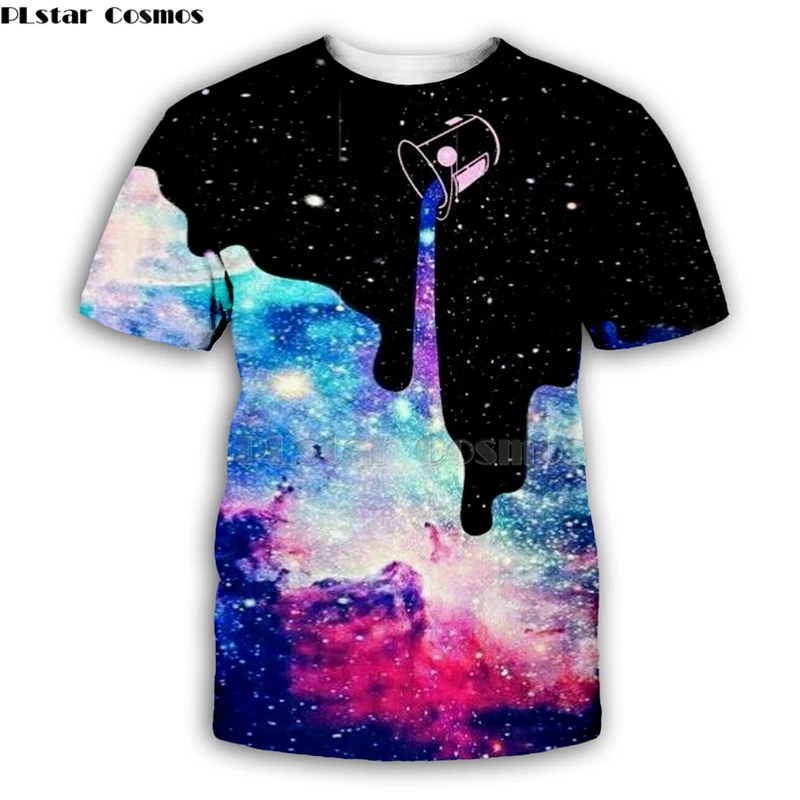 Горячая Распродажа модная Мужская/Женская 3D футболка с забавным принтом молока