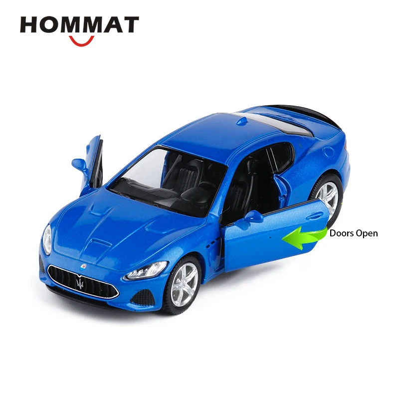 HOMMAT моделирования 1:36 Масштаб Maserati GranTurismo GT MC модель автомобиля сплава игрушка