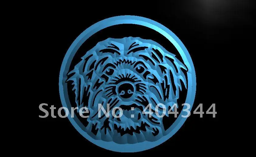

LB676- Mongrel Dog Breeder Pet LED Neon Light Sign home decor crafts