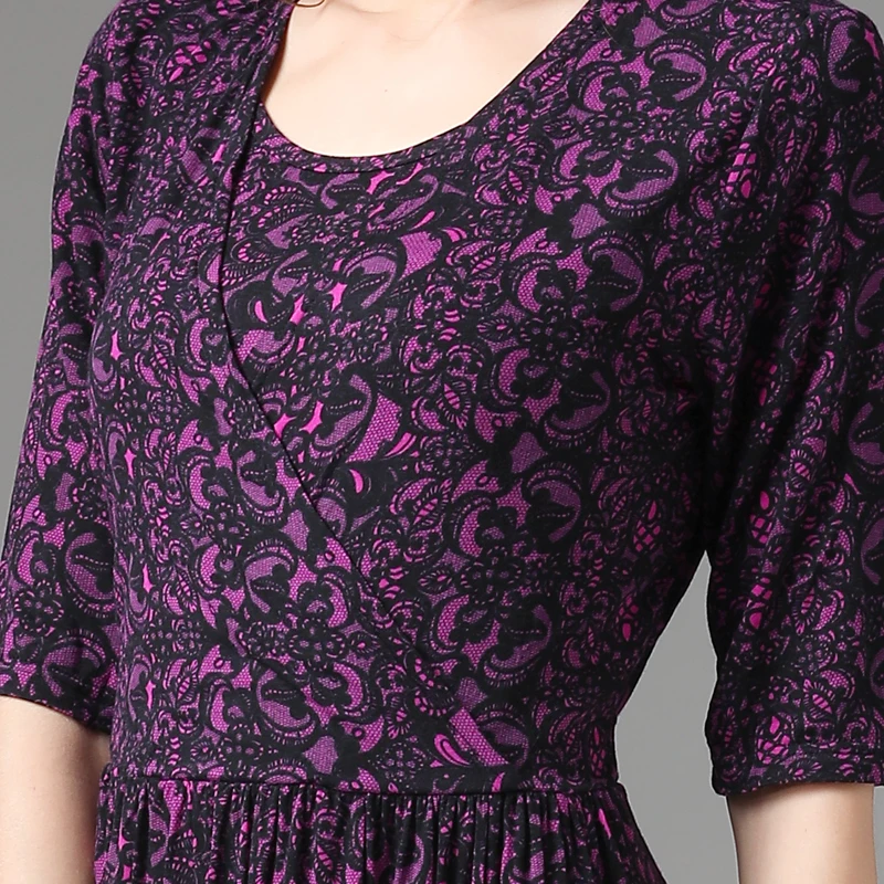 Новые Вечерние платья для беременных с V-образным вырезом кормления грудью