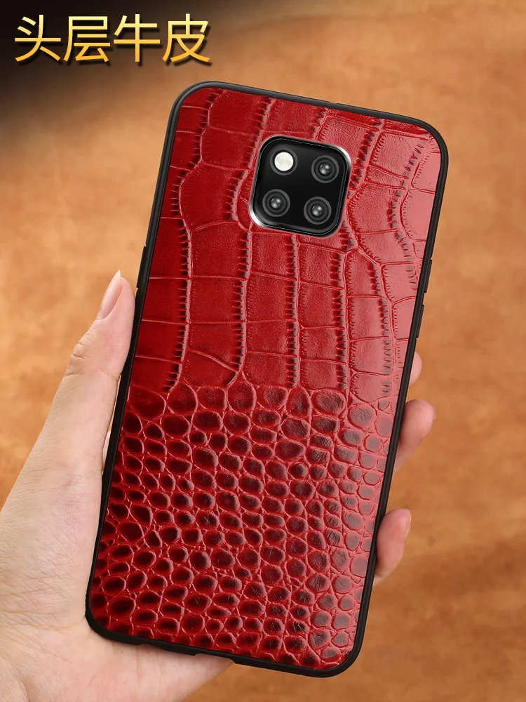 Натуральная кожа Роскошный чехол для телефона для huawei mate 20 30 p20 P30 Pro lite y7 y9 чехол для Honor 10 20i V20 20 Pro 8x 9X