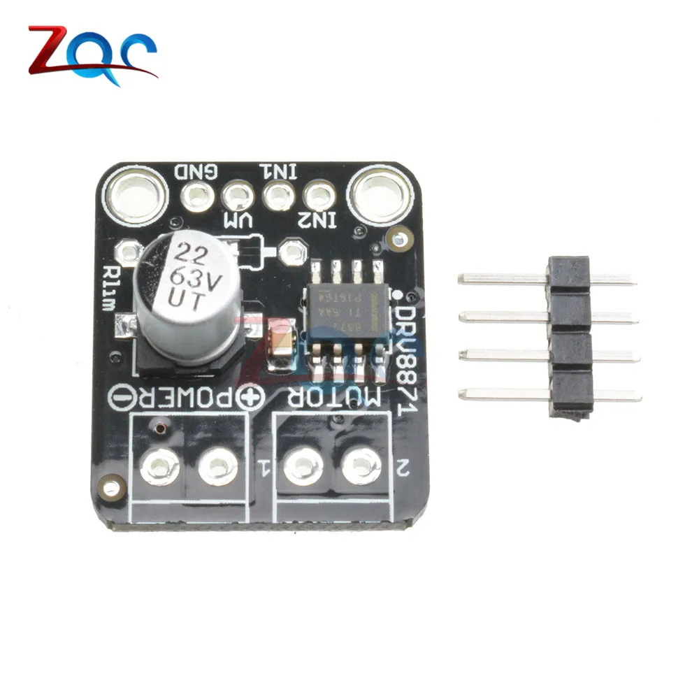 DRV8871 H Bridge щеточная плата прерывателя двигателя постоянного тока для Arduino PWM Control