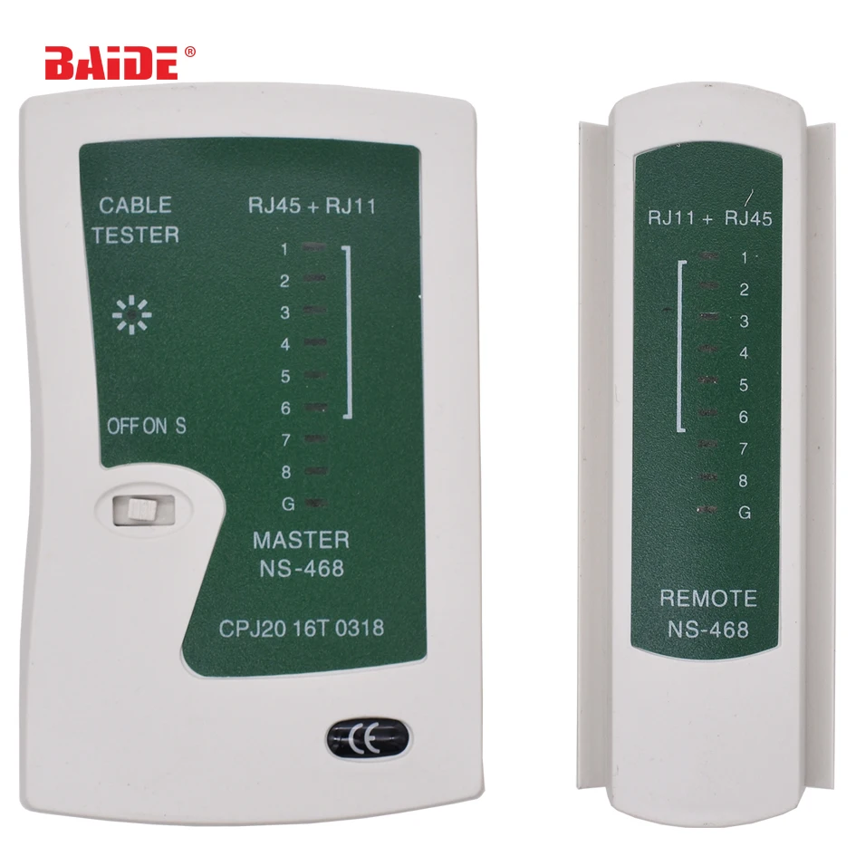 Лидер продаж тестер сетевого кабеля RJ45 RJ11 RJ12 CAT5/ Cat 5e / 6 UTP LAN Сетевой Инструмент 200