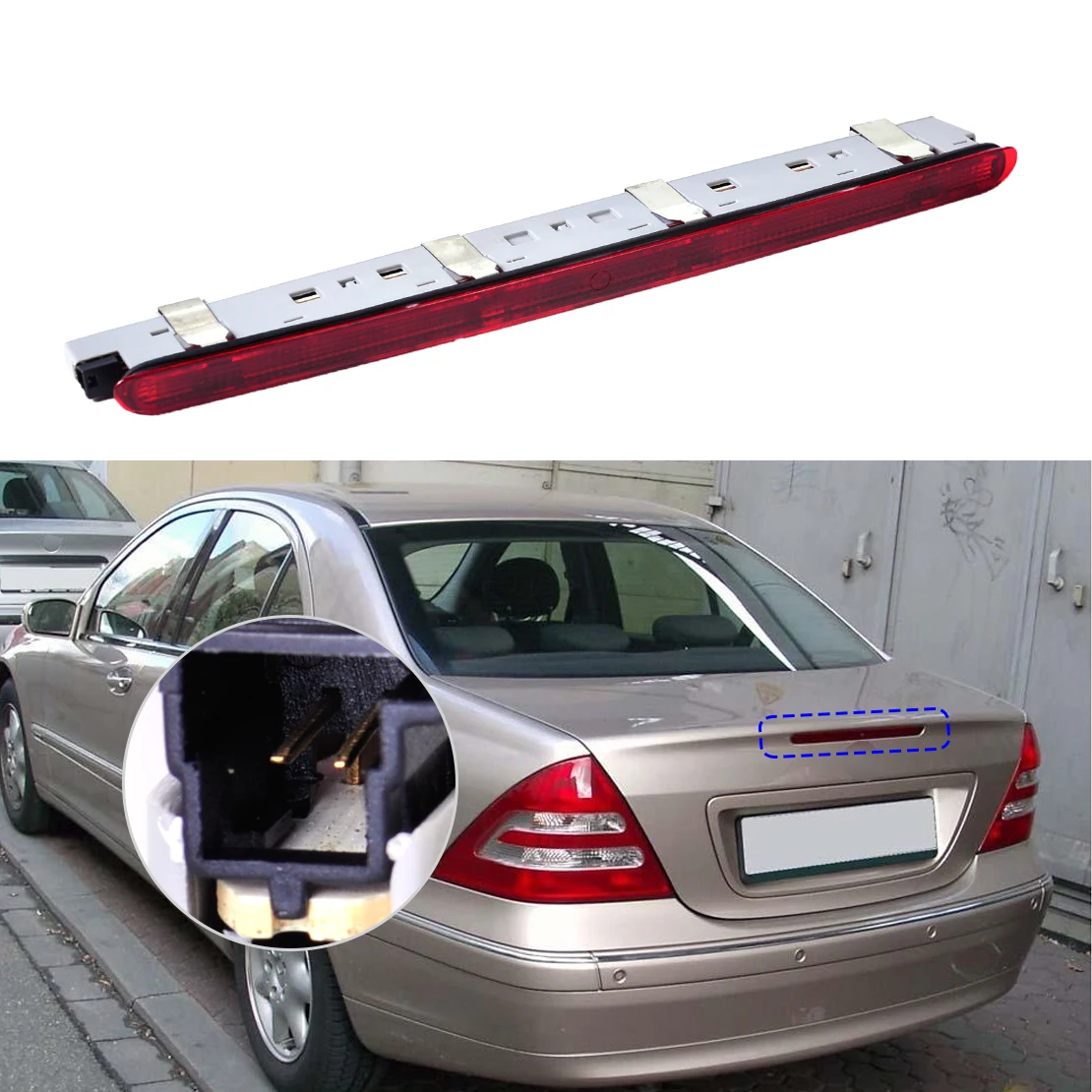 

CITALL 2038201456 2038200156 задний стоп-сигнал стоп светильник подходит для Mercedes W203 C230 C240 C280 C350 2000-2005 2006 2007
