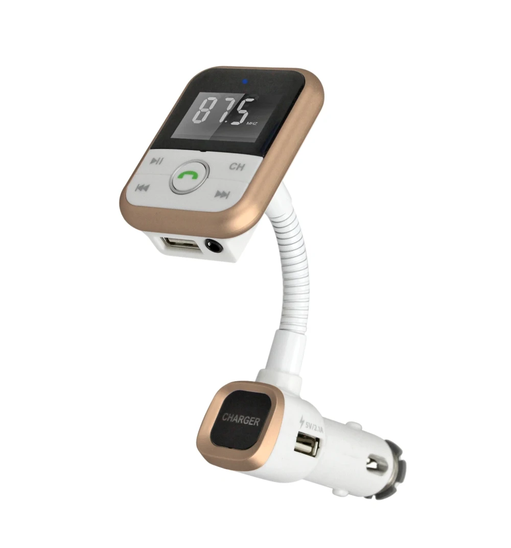 Bluetooth автомобильный комплект handsfree с fm передатчиком AUX IN портом 2USB автомобильное