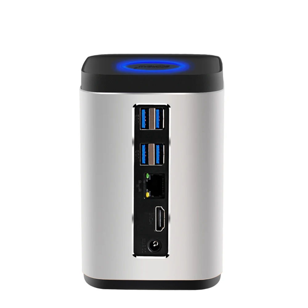 Intel Мини-ПК Windows 10 Quad Core Cherry Trail 1.84 ГГЦ Z8300 2 ГБ DDR3 32 с HDMI LAN WiFi BT камеры СВЕТОДИОДНЫЕ